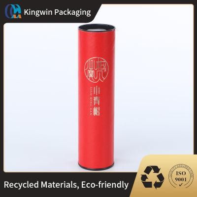 Factory Direct Customized Loose Tea Packaging Airtight Rigid Cardboard Cylinder Bio-Friendly Paper Tube