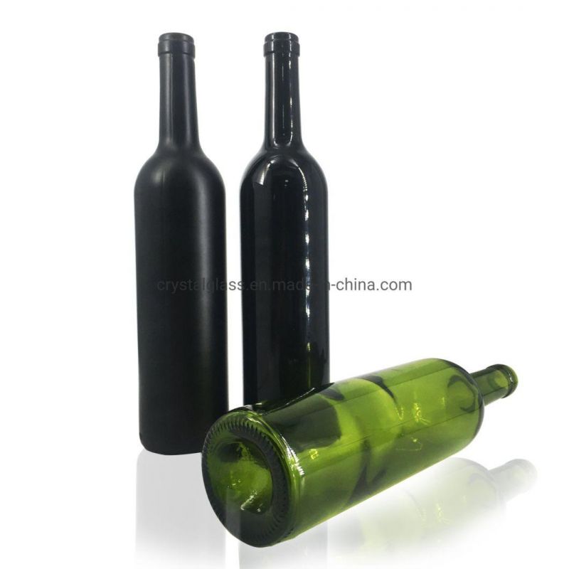 Wholesale Odd-Shaped Glass Wine Bottle 750 Ml 75cl 500 Ml 375 Ml 1L Brown Wine Glass Bottle