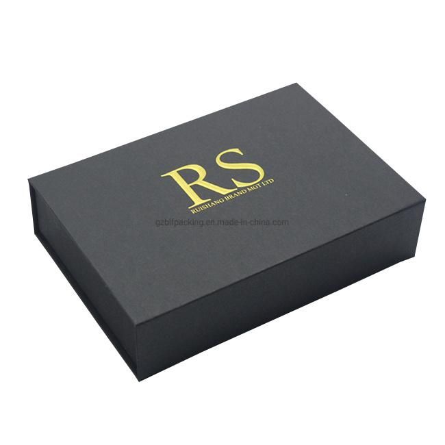 Custom Paper Black Packing Gift USB Box with Interior Packaging