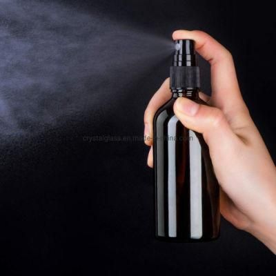 4oz Amber Glass Spray Bottles for Essential Oils Alcohol and Purell