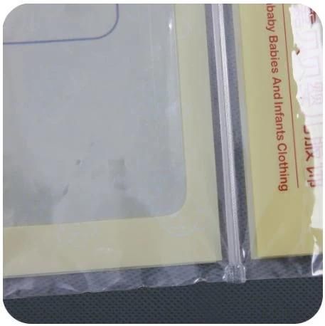 Promotional PE Plastic Slide Zip Packaging Bag