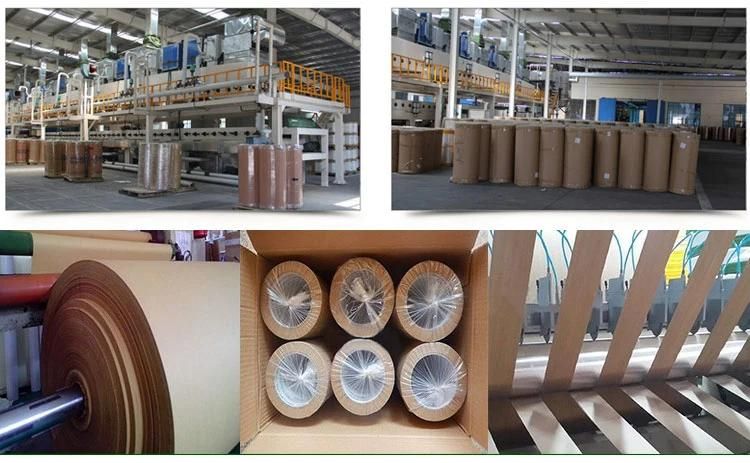 Custom Printed Brown Water Activated Kraft Paper Tape Biodegradable Packaging Sealing Tape