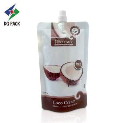 Dq Pack Hot Selling Juice Pouch Factory Direct Price Reusable Squeeze Bag Food Refillable Pouches Liquid Packages