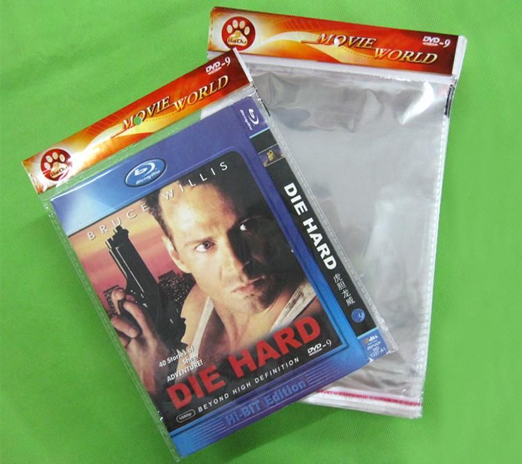 Transparent Plastic OPP Bags for CD DVD Packaging Bags