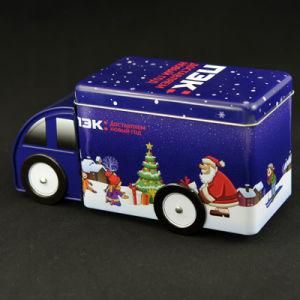 OEM Printing 3D Truck Shape Tin Box Truck Tin Can for Gift Packages