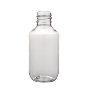 Wholesale 60ml 2oz Clear Plastic Pet Bottle Round Cosmetic Skin Care Packaging Bottle