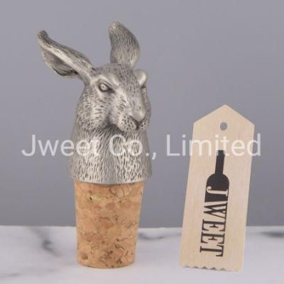 Custom Metal Bottle Stopper Synthetic Wine Bottle Stopper