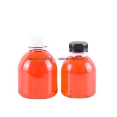 Fruit Juice Glass Bottle Jucing Bottle Drinking Glass Bottle with Metal/Plastic Lid