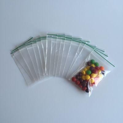 Custom Made Reclosable Poly Transparent Zip Lock Bags for Sale
