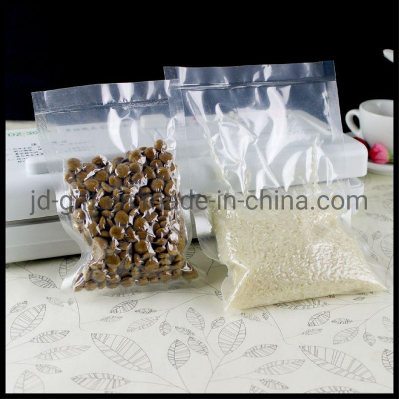 Wholesales Clear Flat Vacuum Food Packaging Bags for Dried Nuts Fruit Packing