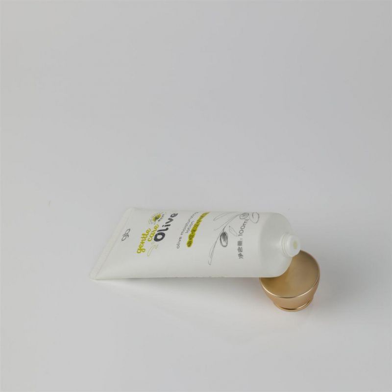 Wholesale Olive Moisturizing Lotion Tube Plastic Soft Touch Cosmetic Packaging Tube