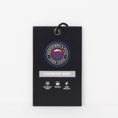Custom Embossed Logo Paper Card Recycled Garment Tags Paper Hang Tag