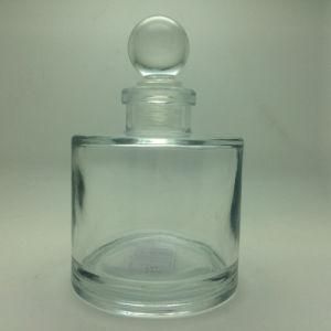 210ml Cylinder Shaped Aroma Reed Diffuser Glass Bottle with Stopper