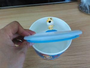 High Quality Plastic Cup Promotional 3D Rubber Cup Lid (CC-264)