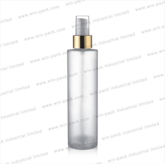 Winpack Best Selling Shiny Gold Pump Frosted Plastic Hand Soap Bottle 100ml