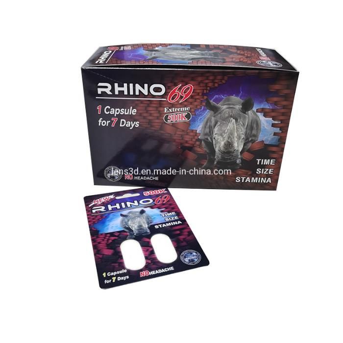 Factory Selling Male Enhancement Pills Package 3D Effect Box