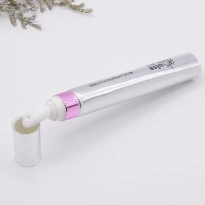 Laminated Tube Head Massage Applicator High Gloss Aluminum with Ceramic