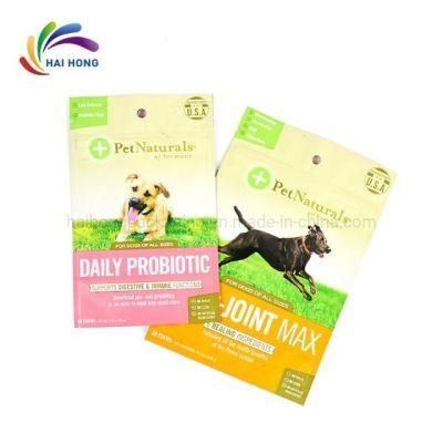 Top Resealable Plastic Animal Feed Pet Dog Food Packaging Bag