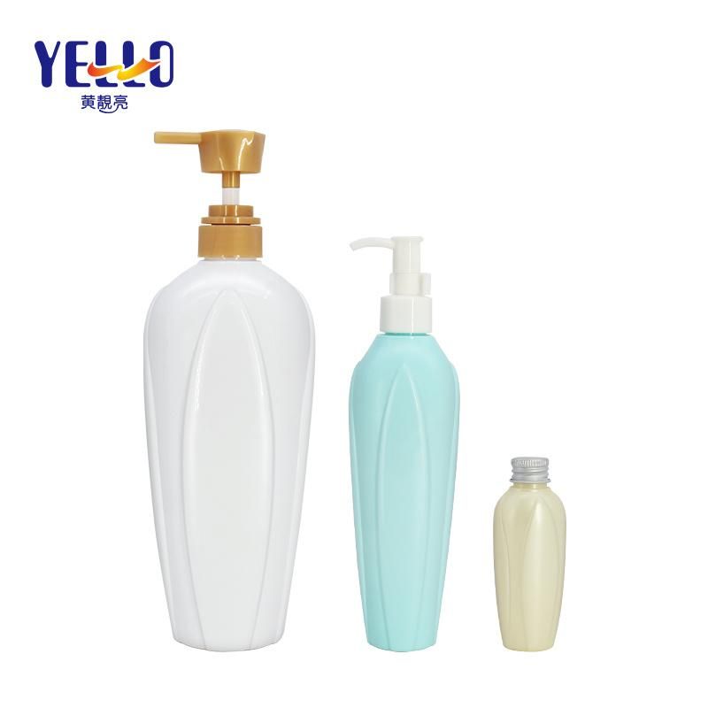 Hot Selling 80ml 300ml 1000ml Plastic Blue Shampoo Bottles