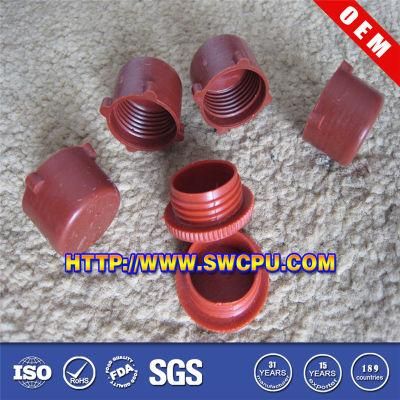 Custom Black PP Plastic Round Screw Cap/ Plug for Pipe