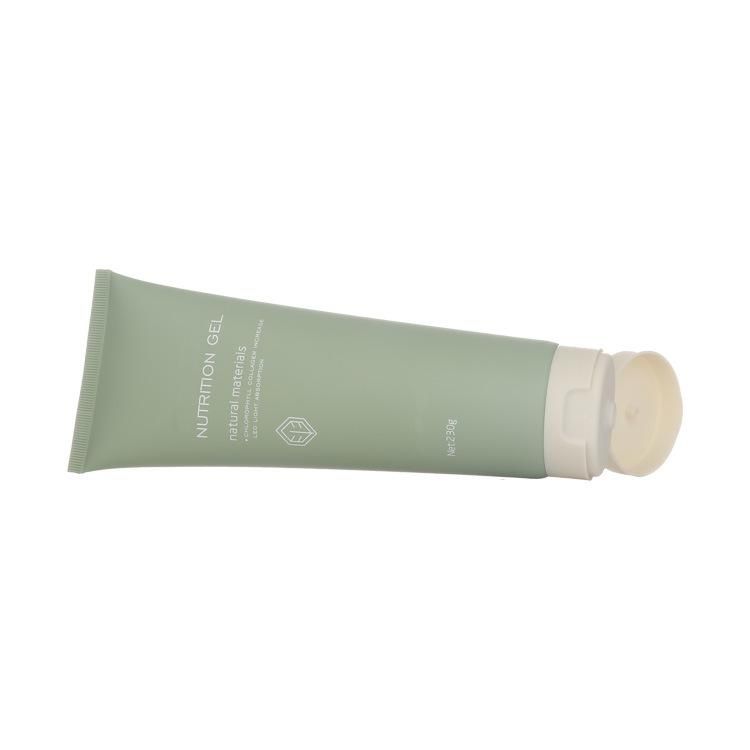 Flip Top Lid 50ml 100ml Trendy Style Eco Friendly Squeeze Tube Cosmetics Packaging Oval Plastic Hand Cream Tubes