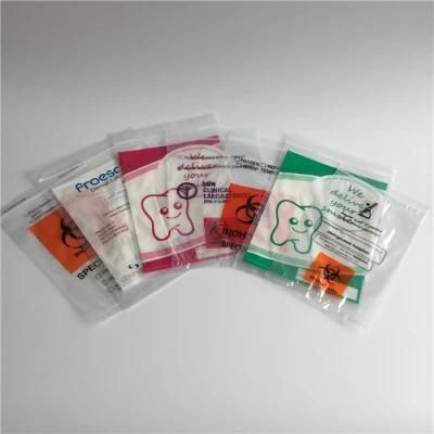 Disposable Autoclave Laboratory Biohazard Specimen Transport Collection Bags with 2 Pouch