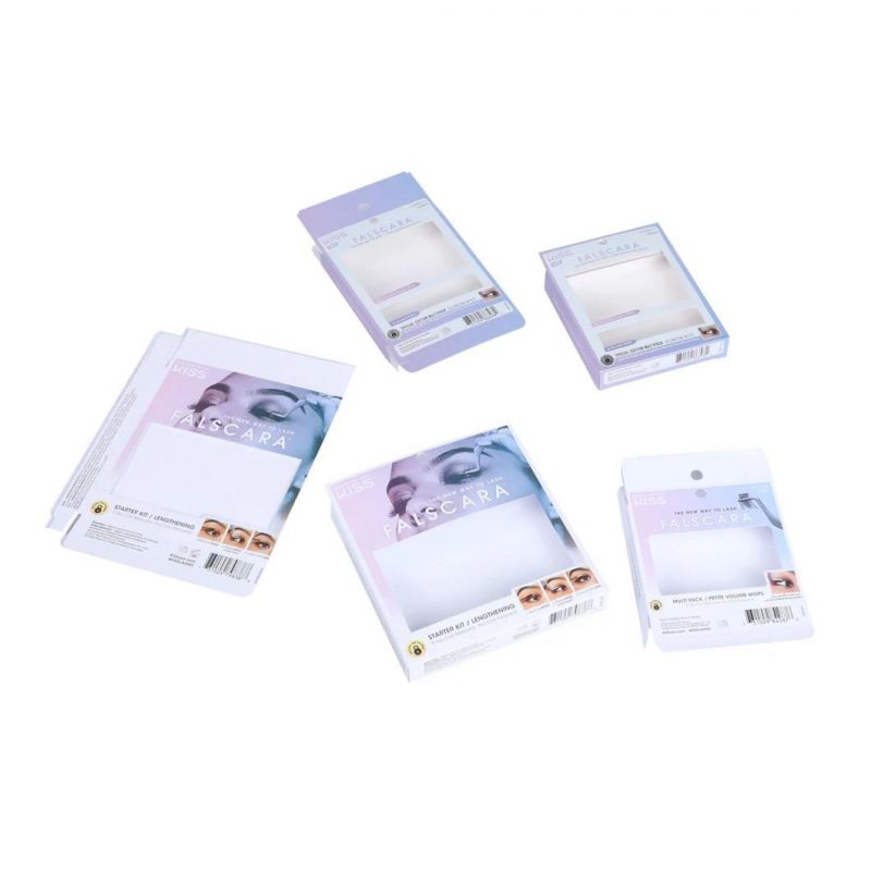 Wholesale Factory Eyelash Packaging Box Empty Lash Package Customized Square Eyelash Packaging