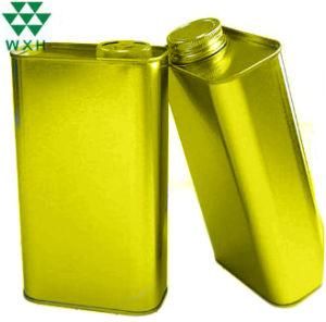 2L Galvanized Tin Cans for Cooking Oil with Plastic Lids
