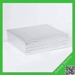 New Arrival Square Shape Wooden Silver Cake Bases Boards