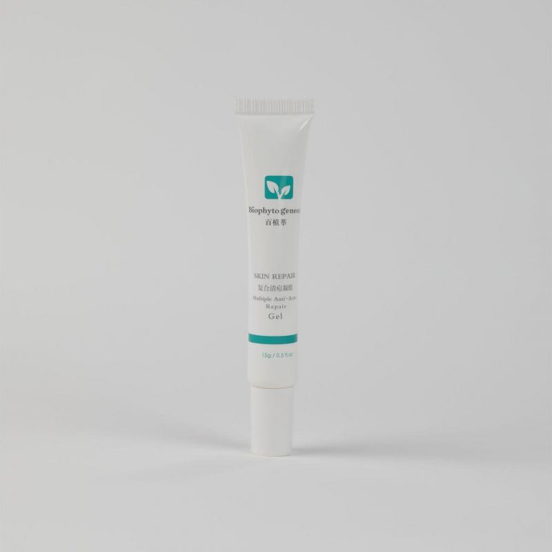 Custom White Flip Wash Face Cream Hose Eco Friendly Plastic Packaging