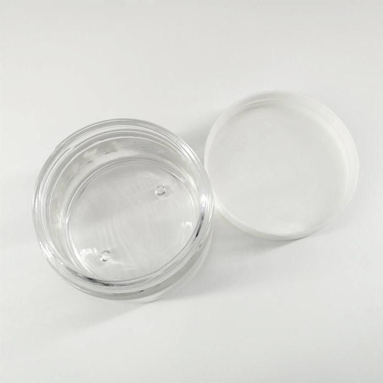 Empty 200g Transparent Glass Jar Cosmetic Packaging for Cosmetic