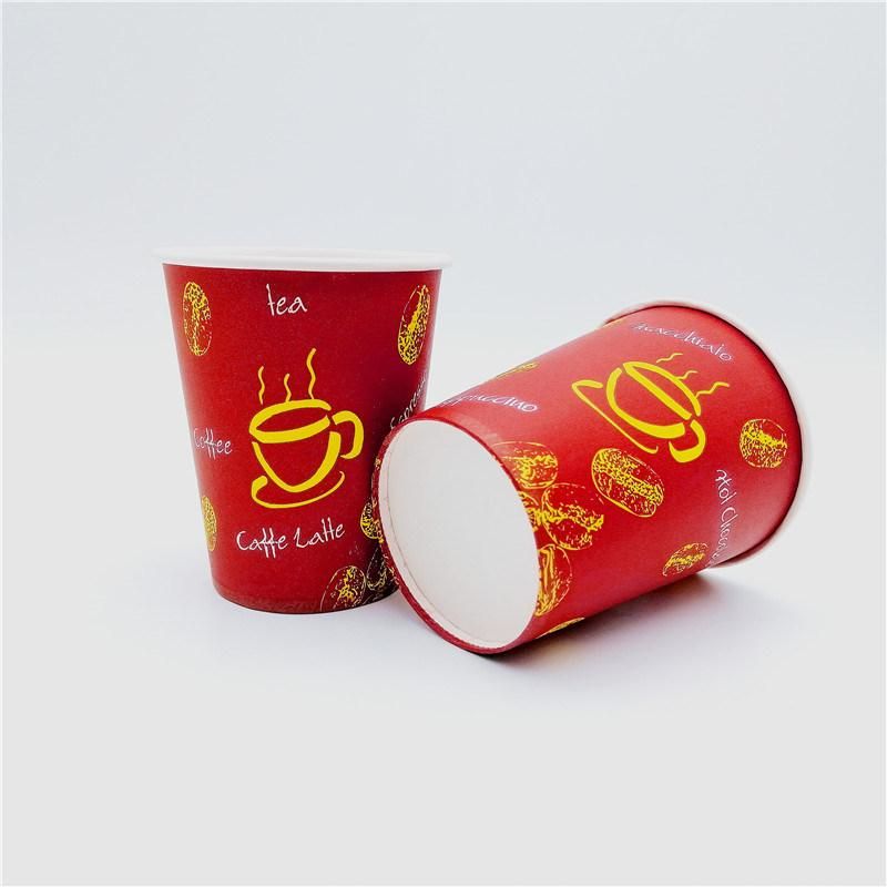 Eco-Friendly Customized Disposable Paper Coffee Cup with Lid