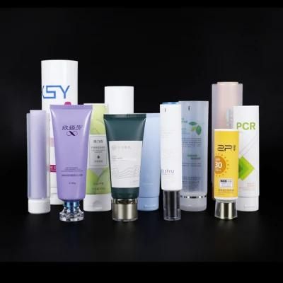 Empty Packaging Tube 2 Layer 5 Layers Shave Cream Tubes Spot UV with Flip Top Cap Screw Cap