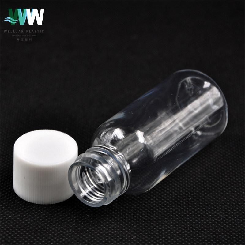 PP Smooth Threaded Ordinary Cover Plastic Screw Cap with Bottles