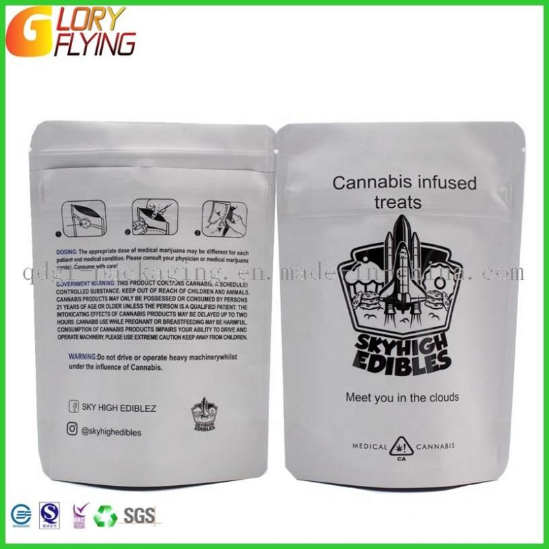 Lawn and Leaf Bag Mylar Bags with Smell Proof and Child-Resistant Packaging