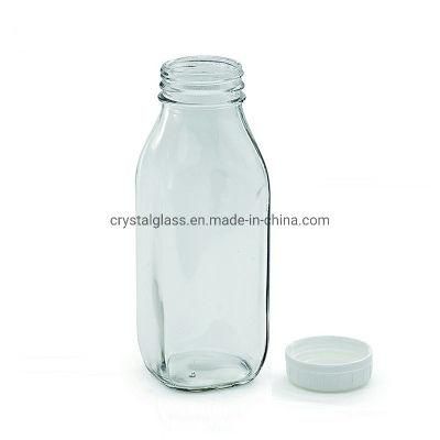 Eco Friendly 500ml Square Juice Bottle 16oz Cold Brew Coffee Glass for Infusion Drinks