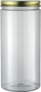85*130 mm Plastic PP Pet Aluminum Cap Customizable Transparent Packaging Bottle Jars for Water Perfume Oil