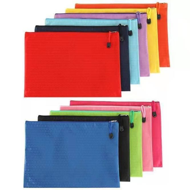 Wholesale Promotional Conference Bags, A4 Wallets Bags with Zipper Closure, Document Wallet File Zipper Bags