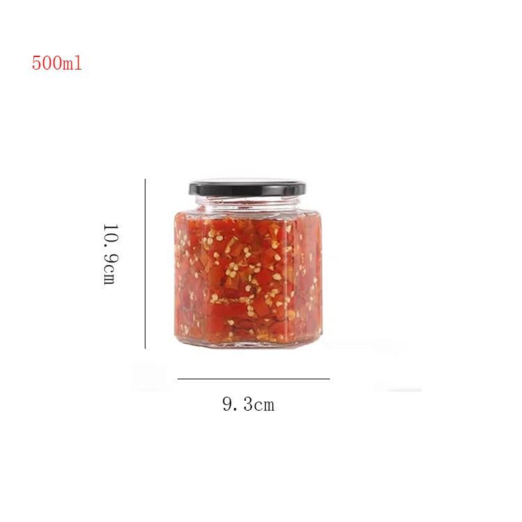 Hexagon Glass Jars for Jam Honey Jelly Wedding Favors Baby Shower Favors Baby Food Spice Jars Crafts Canning Jars