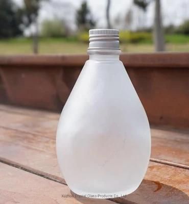 Wholesale 200ml 350ml 500ml Empty Clear Glass Juice Bottles Milk Bottle