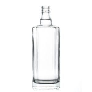 Wholesale Hot Selling Empty Flint Glass Liquor 500ml Wine Crystal Bottle