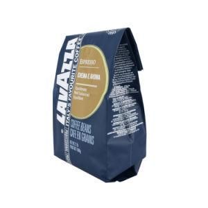 100% Food Packaging Coffee Tea Flat Bottom Bags Resealable Food Bag Plastic Packaging Bag Eco-Friendly Coffee Packaging with Valve