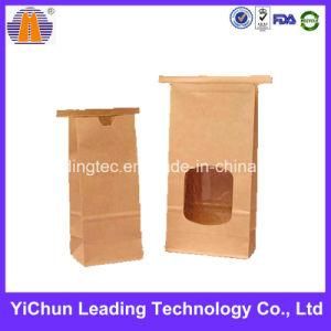 Stand up Window Side Gusset Custom Paper Packaging Bag