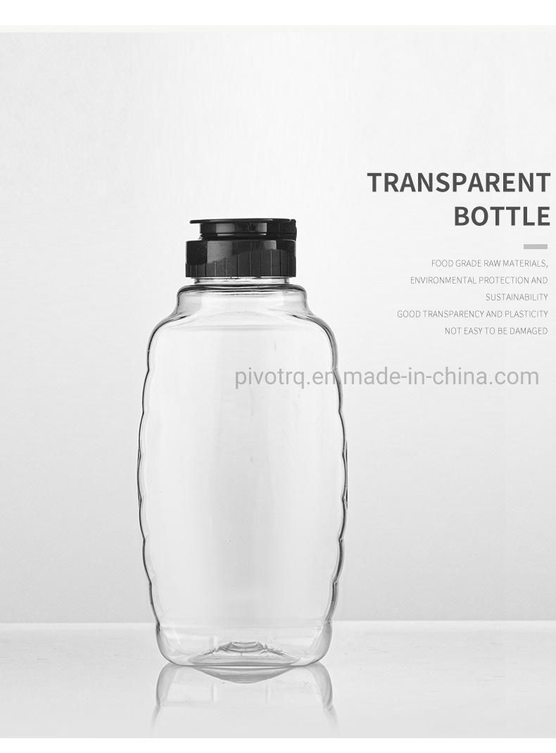 500g Pet Plastic Squeeze Honey Bottle for Packing Honey Syrup