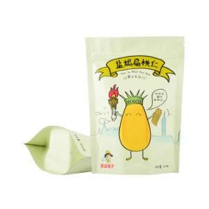 Custom Print Strong Sealing Moisture-Proof Heat Seal Food Packaging Cookies Stand up Bag with Zipper