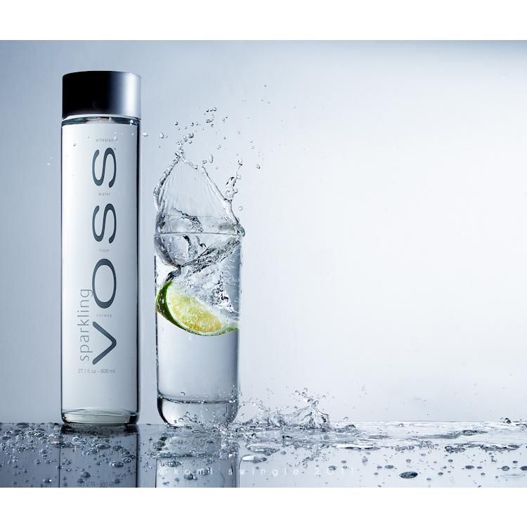 400ml 500ml 750ml Straight Round Voss Glass Water Bottle Sports Bottle