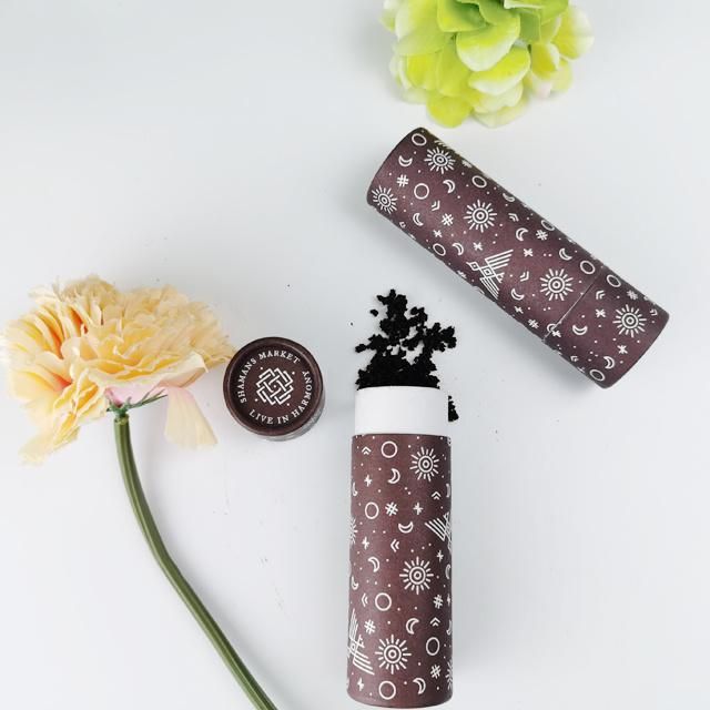 Long Round Tea Herbs Paper Tube Packaging Cans