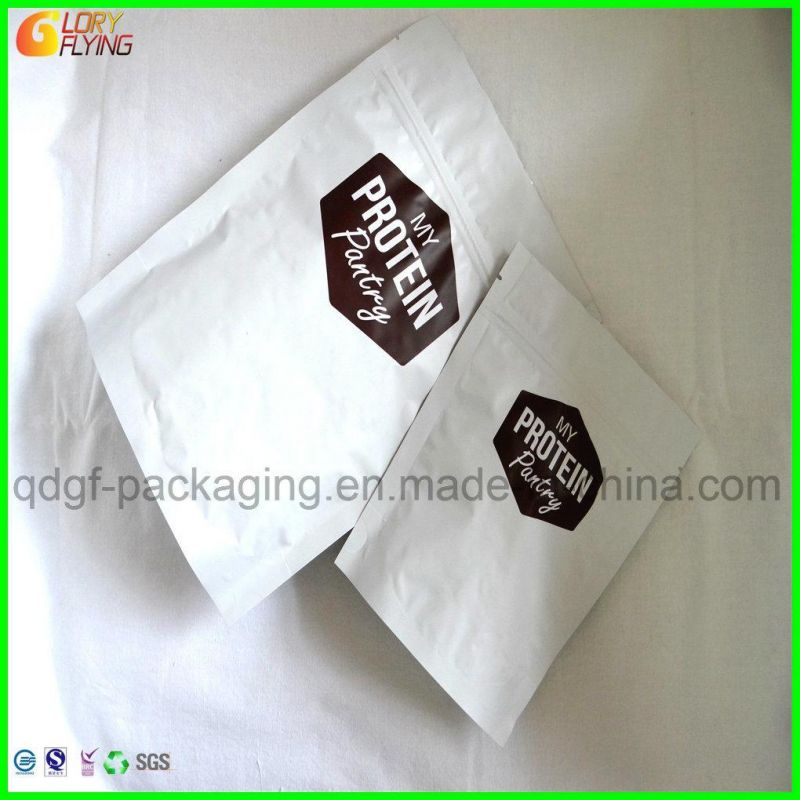 High Protein Food Packaging Plastic Bag with Zipper