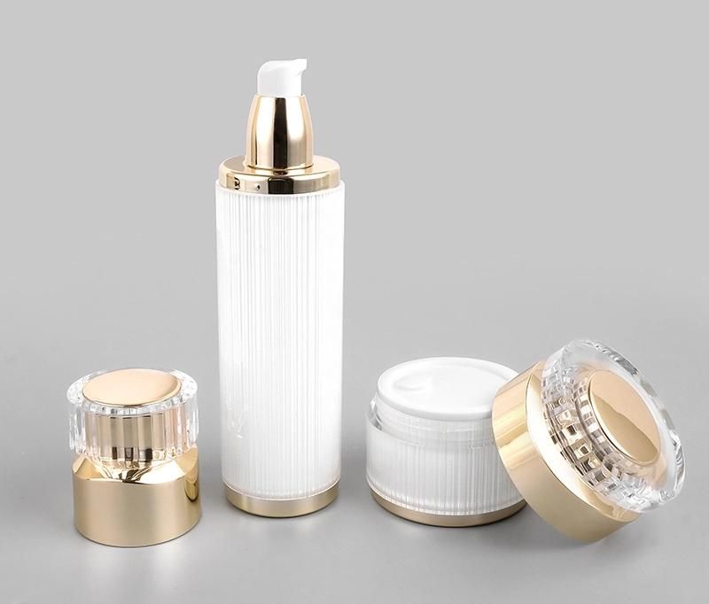 in Stock Ready to Ship 10g 15g 30g 50g 15ml 30ml 50ml 100ml 120ml Luxurious Acrylic Container for Cosmetic Skin Care Cream Jar and Bottle