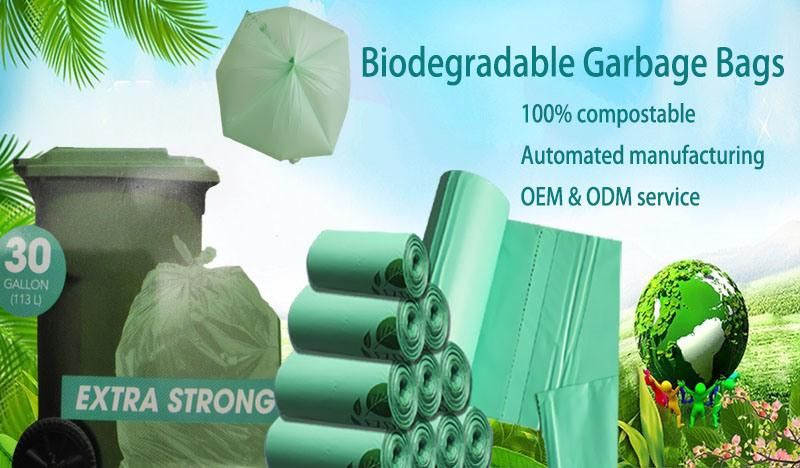 Factory Price Eco Friendly Compostable Corn Starch 100%Biodegradable Plastic Bag